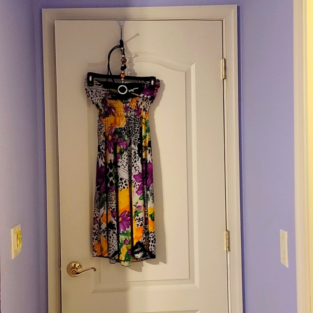 Sundress tie back neck
